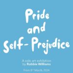 Robbie Williams Instagram – Robbie Williams announces his first solo art exhibition titled ‘Pride and Self-Prejudice’. Featuring pieces the artist has crafted over the years, the exhibition will open on March 8th at @mocomuseum in Amsterdam. 
 
“I love to express myself through my art, and over many years it’s helped me with some of the challenges I’ve faced. It’s well documented that at times I’ve experienced poor mental health, and during these times art, and humour, have been really useful tools for me. I’m delighted to be working with Moco Museum and I hope that this exhibition will help demonstrate the healing power of art, and perhaps inspire, connect and intrigue those who come to experience it. Rob x” 
 
For more information, visit the link in bio.