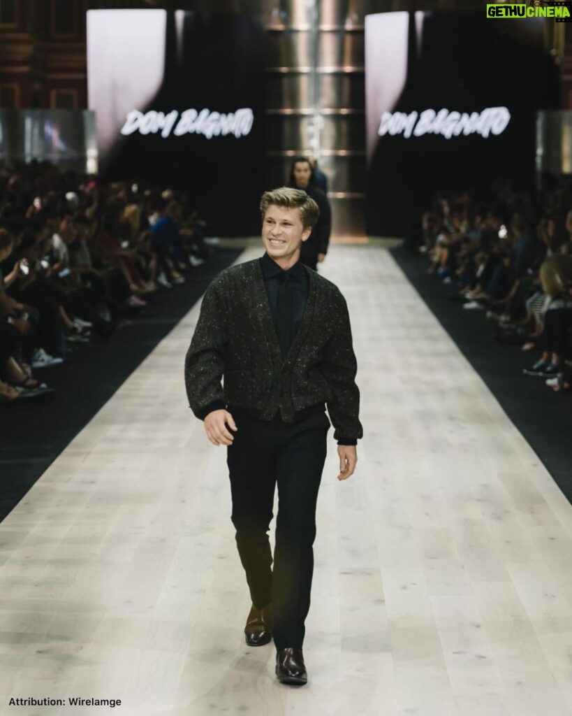 Robert Clarence Irwin Instagram - Never imagined I’d be walking the runway, but here we are! Wow, thanks for an amazing night Melbourne Fashion Festival!!