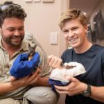 Robert Clarence Irwin Instagram - Feeding time at the Australia Zoo Wildlife Hospital, with @lukereavley!