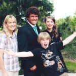 Robert Clarence Irwin Instagram - Then and now… It’s been 10 awesome years that you’ve been part of our family Chandler - happy birthday mate!