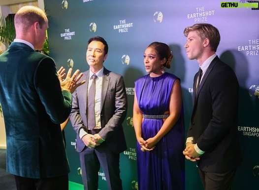 Robert Clarence Irwin Instagram - A real honour to speak with His Royal Highness Prince William about environmental preservation and the @earthshotprize alongside my fellow presenters at last night’s Earthshot Prize 2023 Awards. I’m proud to be an advocate for this incredible global initiative that sparks real positive change for our planet. Singapore, Singapore