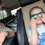 Robert Clarence Irwin Instagram – On these warm days, Grace loves chilling in the parked car, aircon on blast in the driveway… trying out some high-fashion looks 😎