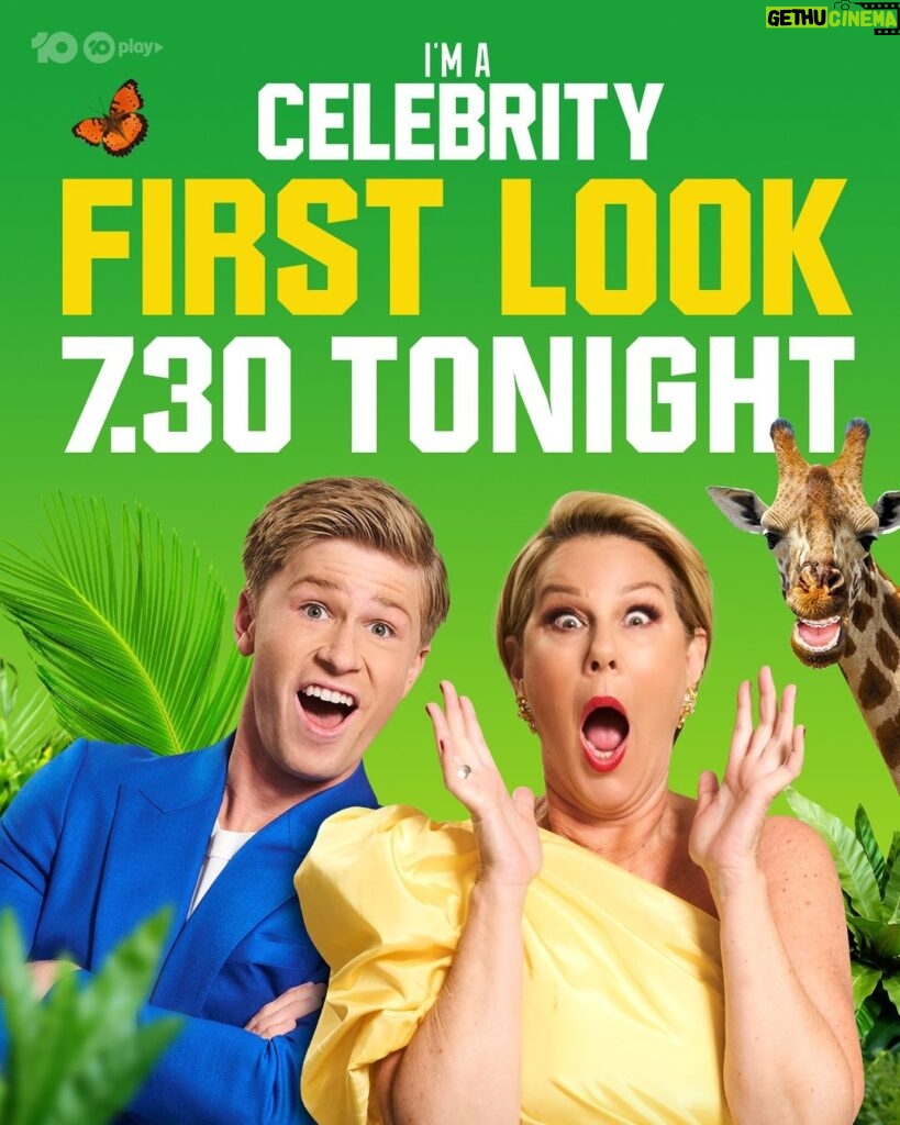 Robert Clarence Irwin Instagram - ROBERT IRWIN & JULIA MORRIS are singing & dancing up a storm in the African jungle! 🕺🦒💃 Check out the new @ImACelebrityAU promo in the @GladiatorsAUS premiere from 7:30 Tonight on @Channel10AU & @10PlayAU #ImACelebAU #GladiatorsAU