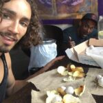 Robert Sheehan Instagram - Made seedballs! To give out this coming #fridaysforfuture in Toronto. Eeeazy peazy and good craic to make. Some potting soil, casting plaster, water and loads of native wildflower seeds and mix er all up in a big pot. Kudos to @oxr8d for the charming packaging. And you don’t have to bury JUST THROW EM! #helpthebees #pollinators Toronto, Ontario