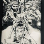 Robert Sheehan Instagram – Look at that! Sexual chocolate! Pride of place up on my wall. Thanks @john.colebourn you talented sexy Warlock from the distant futurepast @umbrellaacad