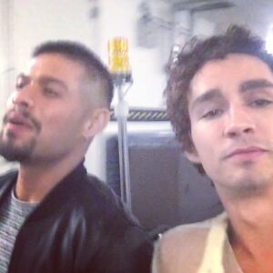 Robert Sheehan Instagram - Whizzing around the bowels of the Marina Bay Sands Convention Center Singapore with @Castanedawong @umbrellaacad Marina Bay Sands Expo and Convention Center
