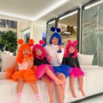 Roberto Justus Instagram - Minhas princesinhas Vicky, Kiki, Rafa e Nena! Bagunça garantida! 💙💙💙💙 Sunny Isles Beach Miami