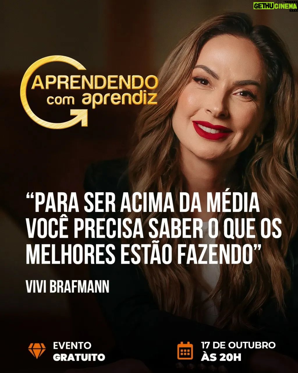 Roberto Justus Instagram - Quero convidar você para assistir um bate-papo que farei no dia 17/10, às 20H, junto com @vivibrafmann e @wlongo, que foram meus conselheiros no programa “O Aprendiz”. É uma conversa descontraída, onde contaremos um pouquinho dos bastidores do programa e alguns aprendizados que tivemos durante 9 anos gravando o reality. Nesse dia, anunciaremos um projeto que poderá fazer uma grande diferença na sua vida profissional. Aguardo você lá! Cadastre-se pelo link na minha BIO.