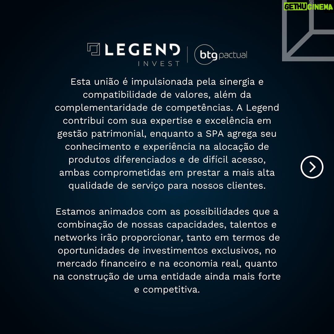 Roberto Justus Instagram - É com grande satisfação que anunciamos a joint-venture entre a nossa holding Legend e a SPA Gestão de Patrimônio. As duas empresas passam a administrar em conjunto aproximadamente R$ 30 bilhões em ativos e consolidam-se como a principal gestora de patrimônio independente do país, com presença em São Paulo, Rio de Janeiro e Miami. Confira a matéria completa através do link na bio. #fortunas #investimentos #business #negocios Avenida Brigadeiro Faria Lima