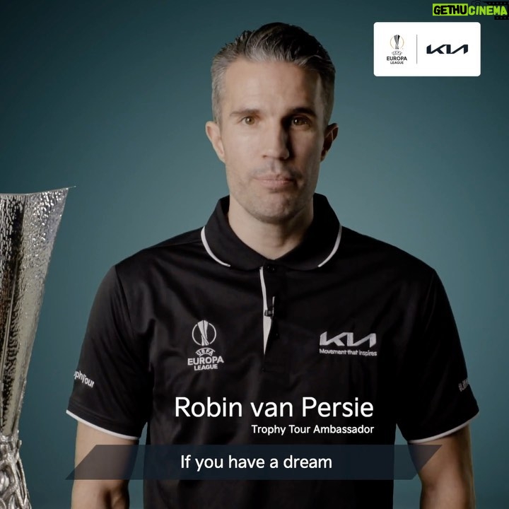 Robin van Persie Instagram - Another year of the UEFA Europa League Trophy Tour complete. With the help of everyone who took part in the Lift Your Dream challenge, Kia and UEFA are inspiring hundreds of young Syrian refugees to play the sport we all love. Watch the highlights with me #LiftYourDream #UELTrophyTour