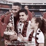 Robin van Persie Instagram - Een bekerwedstrijd, het is alles of niets.. Succes vanavond @feyenoord 🔥🏆! #TOTOKNVBBEKER