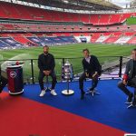 Robin van Persie Instagram - Calm before the storm here at Wembley. Great to be back for @btsport with @rioferdy5 @mrjakehumphrey and @therealjoecole 👌 Very excited for the #FACupFinal tonight (except for Rio 😡🤣) let’s go ⚽️🏆! 👔👌 @worldofoger Wembley Stadium