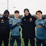 Robin van Persie Instagram - Thanks for the warm welcome @manchesterunited and Erik ten Hag 🤝🔴 Great time back at Carrington for a trip down memory lane and to learn the ropes from one of the best coaches in modern football 👌⚽ Carrington Training Ground
