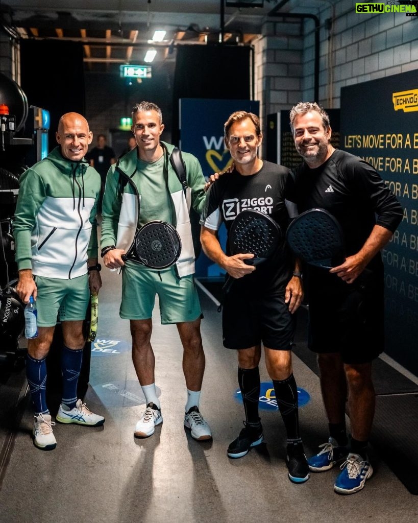 Robin van Persie Instagram - Great experience playing at @wptamsterdamopen once more! Intense match with some fantastic company 🎾🏆 Big shout-out to @jvanlottum and the entire WPT team! What a fantastic event, thanks for having us! And a special thanks to the great BY VP team for all your hard work and effort!