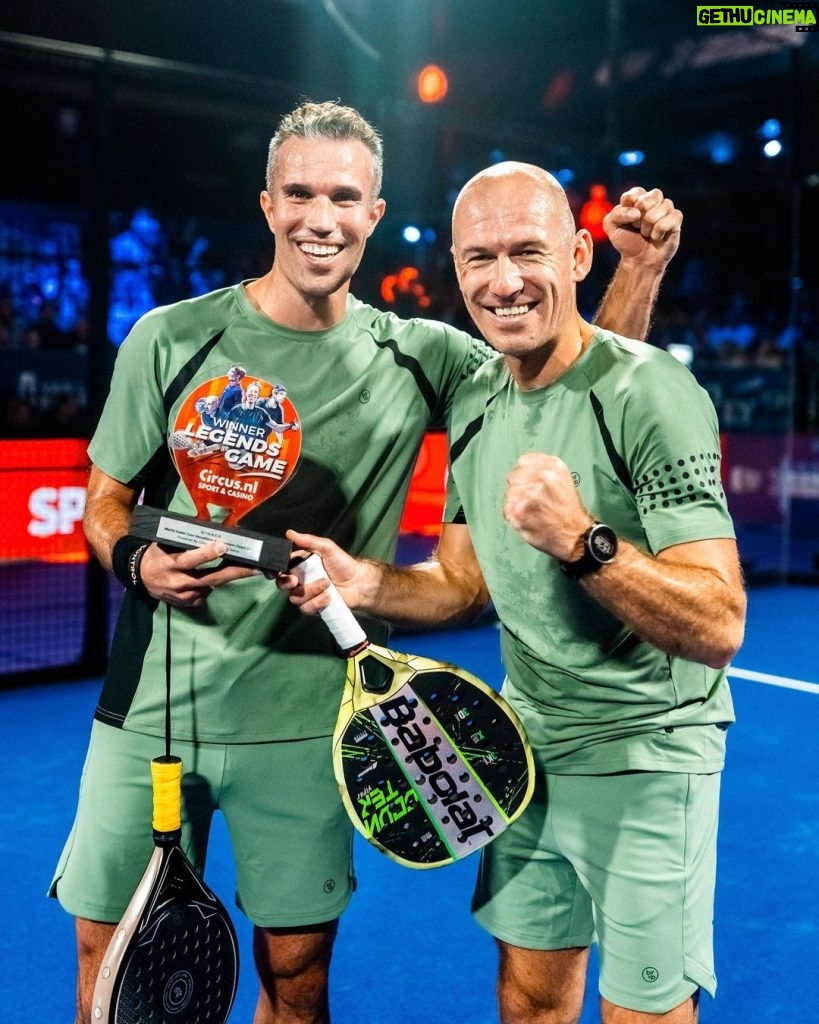 Robin van Persie Instagram - Great experience playing at @wptamsterdamopen once more! Intense match with some fantastic company 🎾🏆 Big shout-out to @jvanlottum and the entire WPT team! What a fantastic event, thanks for having us! And a special thanks to the great BY VP team for all your hard work and effort!