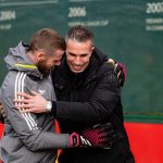 Robin van Persie Instagram - Welcome back to Carrington, @RobinvanPersie 🙌 #MUFC #ManUtd #VanPersie #EuropaLeague Carrington Training Complex