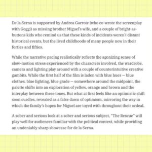 Rodrigo de la Serna Instagram - Una reseña espectacular de nuestra película EL RAPTO (proyectándose estos días en Venecia y debutando la próxima semana en Toronto) en Variety. 🇦🇷

A really cool review for our film EL RAPTO (currently screening in Venice, debuting next week in Toronto) in Variety. 🇺🇸

#elrapto #reicine #infinityhill #paramountplus #rodrigodelaserna #danielagoggi #JulietaZylberberg #venice80 #toronto #Variety 

@labiennale @tiff_net @variety