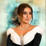 Rogena Instagram - Styled by @saeedramzi Dress @fouadsarkisofficial Make up @lopna_hrrouss @alsagheersalons Hair @minasaeedhairstylist Jewelry @glamour.jewellery Photography @bassam_ramadan_photography