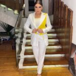Rogena Instagram - Stylist @tarekyehia.official Suit @ghaly_fashion_designer Make up @artistnehal Hair @mena.mon @alsagheersalons @mariaamzaky