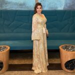 Rogena Instagram - برنامج جمعتنا الليلة Stylist:@osama.eldeebstyle Hair by nebras : @laloge_uae @reemabousamra Makeup: @lucinmua Dress: @bellucci_caftan Jewelry @nsoulijewelry