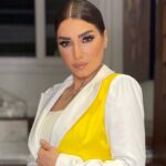 Rogena Instagram - Stylist @tarekyehia.official Suit @ghaly_fashion_designer Make up @artistnehal Hair @mena.mon @alsagheersalons @mariaamzaky