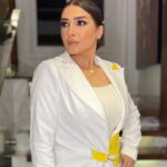 Rogena Instagram - Stylist @tarekyehia.official Suit @ghaly_fashion_designer Make up @artistnehal Hair @mena.mon @alsagheersalons @mariaamzaky