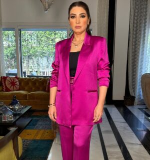 Rogena Instagram - Stylist @mayajules 
Make up @mai_elbahey 
Hair @mostfadahab 
Suit @be_my_guest_shopping 
Jewelry @abdullahsakkijhajewelry