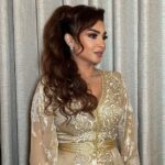 Rogena Instagram - برنامج جمعتنا الليلة Stylist:@osama.eldeebstyle Hair by nebras : @laloge_uae @reemabousamra Makeup: @lucinmua Dress: @bellucci_caftan Jewelry @nsoulijewelry