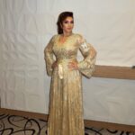 Rogena Instagram - برنامج جمعتنا الليلة Stylist:@osama.eldeebstyle Hair by nebras : @laloge_uae @reemabousamra Makeup: @lucinmua Dress: @bellucci_caftan Jewelry @nsoulijewelry