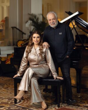 Rogena Instagram - Stylist:@osama.eldeebstyle 
Hair: @laloge_uae @reemabousamra 
Makeup: @lucinmua 
Suit @atelier_s_fashion 
Photographer @mahmoud.gad.photographer 
@ashrafzakyoffical 
@mayabarakat_pr