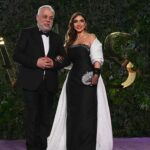 Rogena Instagram - @joyawards.official Styled by @tarekyehia.official Designer @eman_alajlan Make up @manargamilmakeupartist Hairstylist @aljawhara_hair Photographer @soma_photography19 Jewelry @alaqili_jewelry @aysun_.beauty Suit @ahmedlotfy101 Riyadh, Saudi Arabia