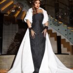 Rogena Instagram - @joyawards.official Styled by @tarekyehia.official Designer @eman_alajlan Make up @manargamilmakeupartist Hairstylist @aljawhara_hair Photographer @soma_photography19 Jewelry @alaqili_jewelry @aysun_.beauty Riyadh, Saudi Arabia