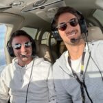 Romain Grosjean Instagram - First flight to the Bahamas for captain Phoenix ✅ and copilot @antoine_arlot Very cloudy but good tail wind 💨 #plane #barong58