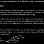 Romain Grosjean Instagram - LIMITED STATEMENT OF ROMAIN GROSJEAN REGARDING ARBITRATION