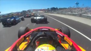 Romain Grosjean Instagram - Slide onboard with me for the @indycar finale in Laguna Seca Full video on my YouTube channel #thephoenix #sendit