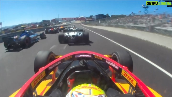 Romain Grosjean Instagram - Slide onboard with me for the @indycar finale in Laguna Seca Full video on my YouTube channel #thephoenix #sendit