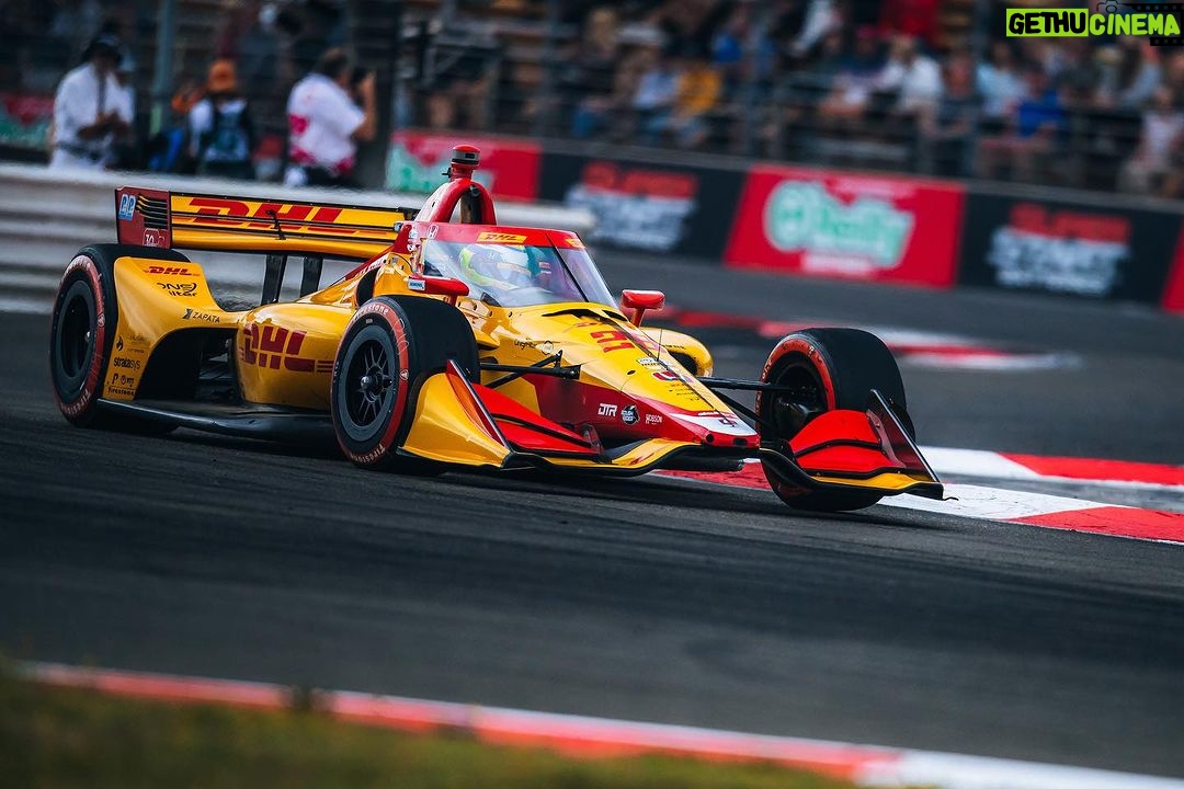 Romain Grosjean Instagram - No much we could do today. Got damage on lap 1 and had to retire the car. Onto the last one in Laguna Seca Portland International Raceway