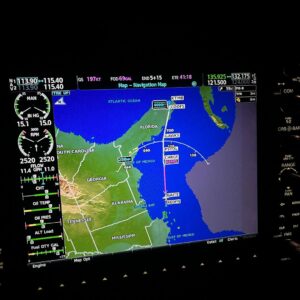 Romain Grosjean Instagram - First time flying across the Gulf of a Mexico 
Austin- Miami in just over 5h thanks to some nice tail wind at 17000 feet. 
#airphoenix #fly #travel #pilot