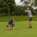 Romain Grosjean Instagram - Rainy day off in Indianapolis #golf #fun @titleist Indianapolis Motor Speedway
