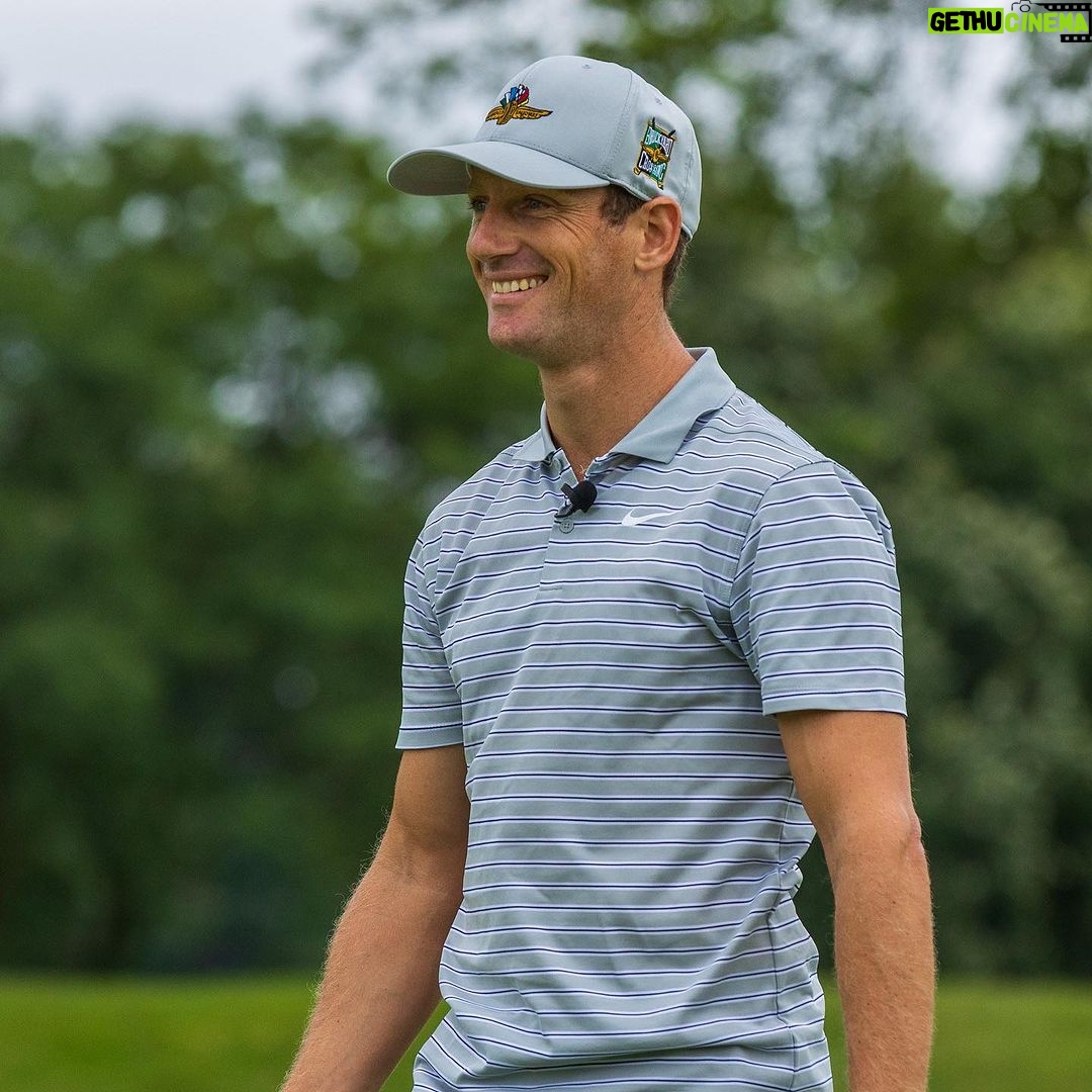 Romain Grosjean Instagram - Rainy day off in Indianapolis #golf #fun @titleist Indianapolis Motor Speedway