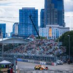 Romain Grosjean Instagram - The @dhlus car looks good and is fast in Nashville 💯 Downtown Nashville