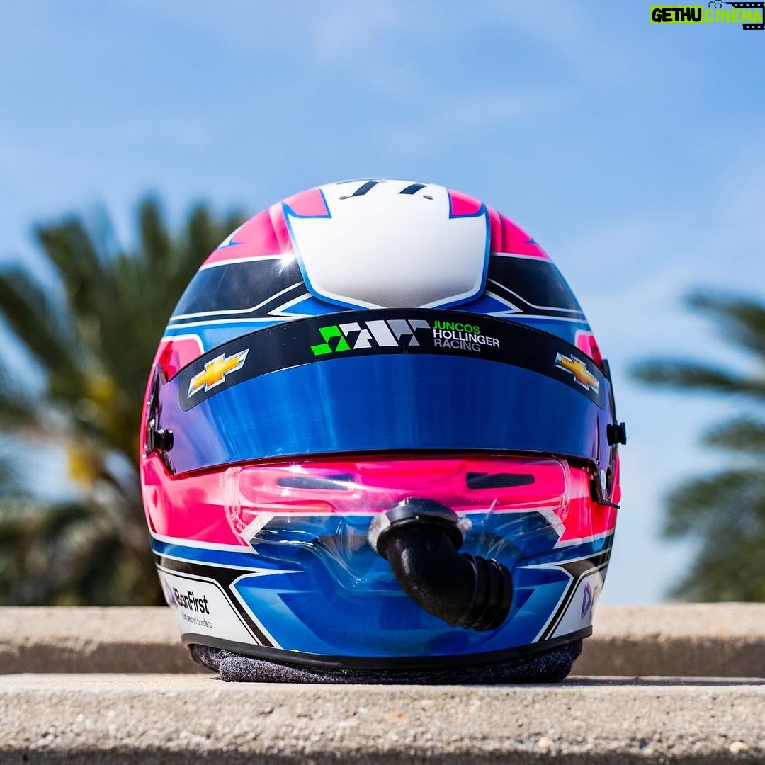 Romain Grosjean Instagram - Miami vibe helmet 💙💕