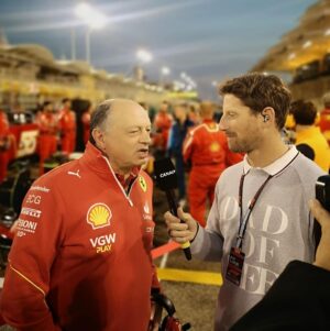 Romain Grosjean Instagram - Bahrain with @canalplus was very fun.
Great to see so many familiar faces and friends in the paddock.
@f1 doing an incredible job again
