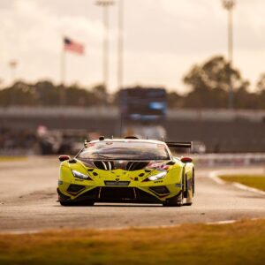 Romain Grosjean Instagram - Mechanical issue forced us to retire the car last night. We showed some good pace to that point.
Next time in the @lamborghini will be Sebring with the SC63 
#r8g #lamborghini