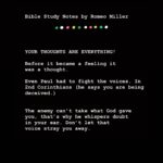 Romeo Miller Instagram - I’m just a guy that continues to learn from my mistakes and choose to wear a smile even through the storms. We don’t have to be perfect to be our best selves, we just have to continue to grow. That’s why I share my Bible Study Notes, just so you have a reminder. Do not conform to the pattern of this world (Romans 12:2) and remember that the enemy will always try to whisper doubt in your ear. Your thoughts are everything. -RM #BeGreat #BeBlessed #BeYou