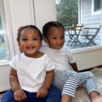 Romeo Miller Instagram - My lil east coasters. Daddy’s heart. R+W 🤍 Upstate New York