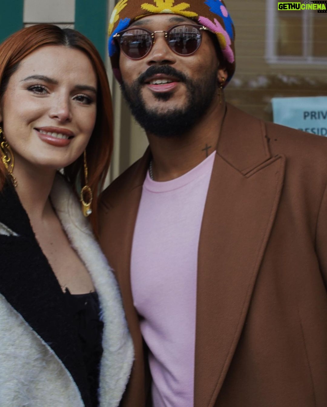 Romeo Miller Instagram - The great Louise Bourgeois once said, “An artist can show things that other people are terrified of expressing” and I felt that. Être sans peur dans la vie. Just a lil dump with a groovy fit and some groovy people. Thank you for the groovy vibes @steinlodge. 🌸 ☮️ 🤎 Photography by @elijah.wells. Stein Erickson Lodge