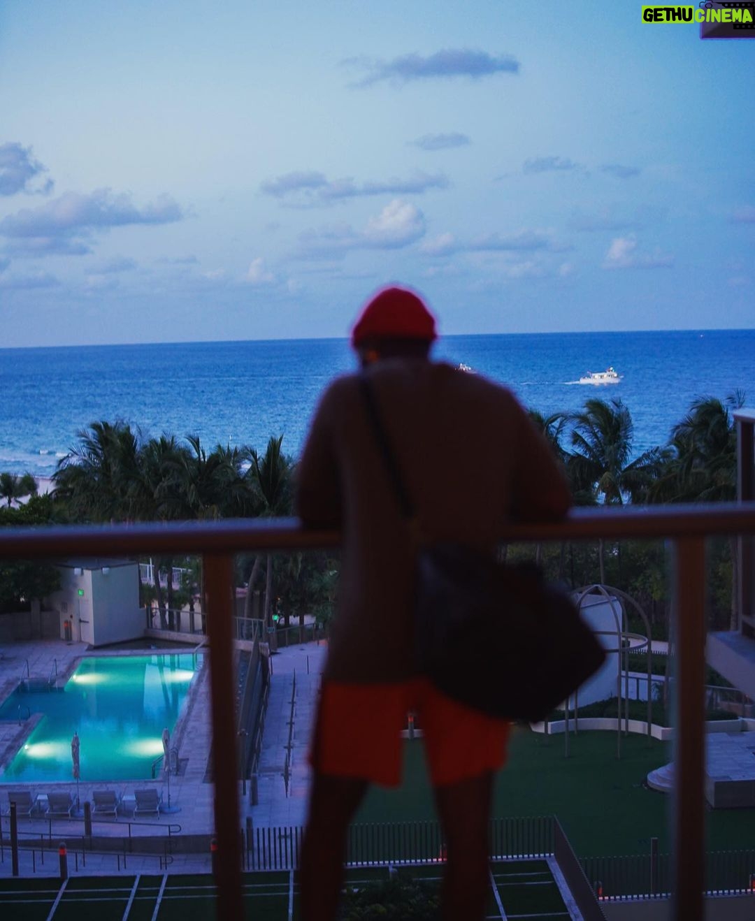 Romeo Miller Instagram - || P e ä c e. It does not mean to be in a place where there is no noise, trouble, or hard work. It means to be in the midst of those things and still be calm in your heart. - unknown Serenity captured by @elijah.wells. The St. Regis Bal Harbour Resort
