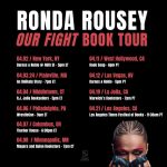 Ronda Rousey Instagram - Just around the corner! #OURFIGHT Link for tickets in my bio!
