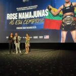 Rose Namajunas Instagram - tai padarė mano gyvenimą užbaigtu! legendos!!! mano močiutė su Landsbergis susitinka lifte! Ir jis atėjo pažiūrėti mano dokumentinio filmo ir mes turėjome pabendrauti! buvo daug kitų talentingų nuostabių lietuvių, tarp kurių buvo Beata Nicholson. mano močiutė žiūri jos gaminimo kanalą ir buvo nuostabu, kad Beata norėjo su ja nusifotografuoti! Aš turiu galvoje, kad ji taip pat yra legenda. 😝